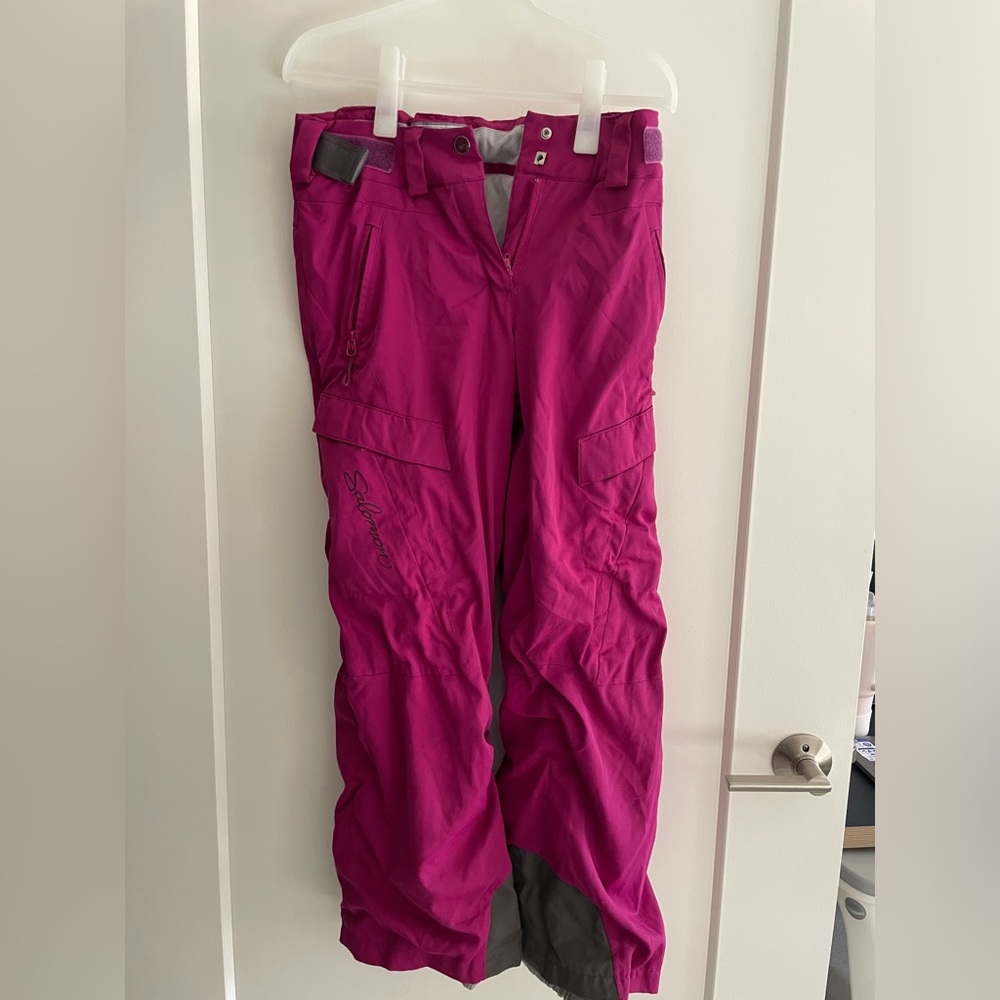 Salomon Ski Pants Women | Size S | Color Pink